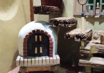 移動式のかわいい「ピザ釜」